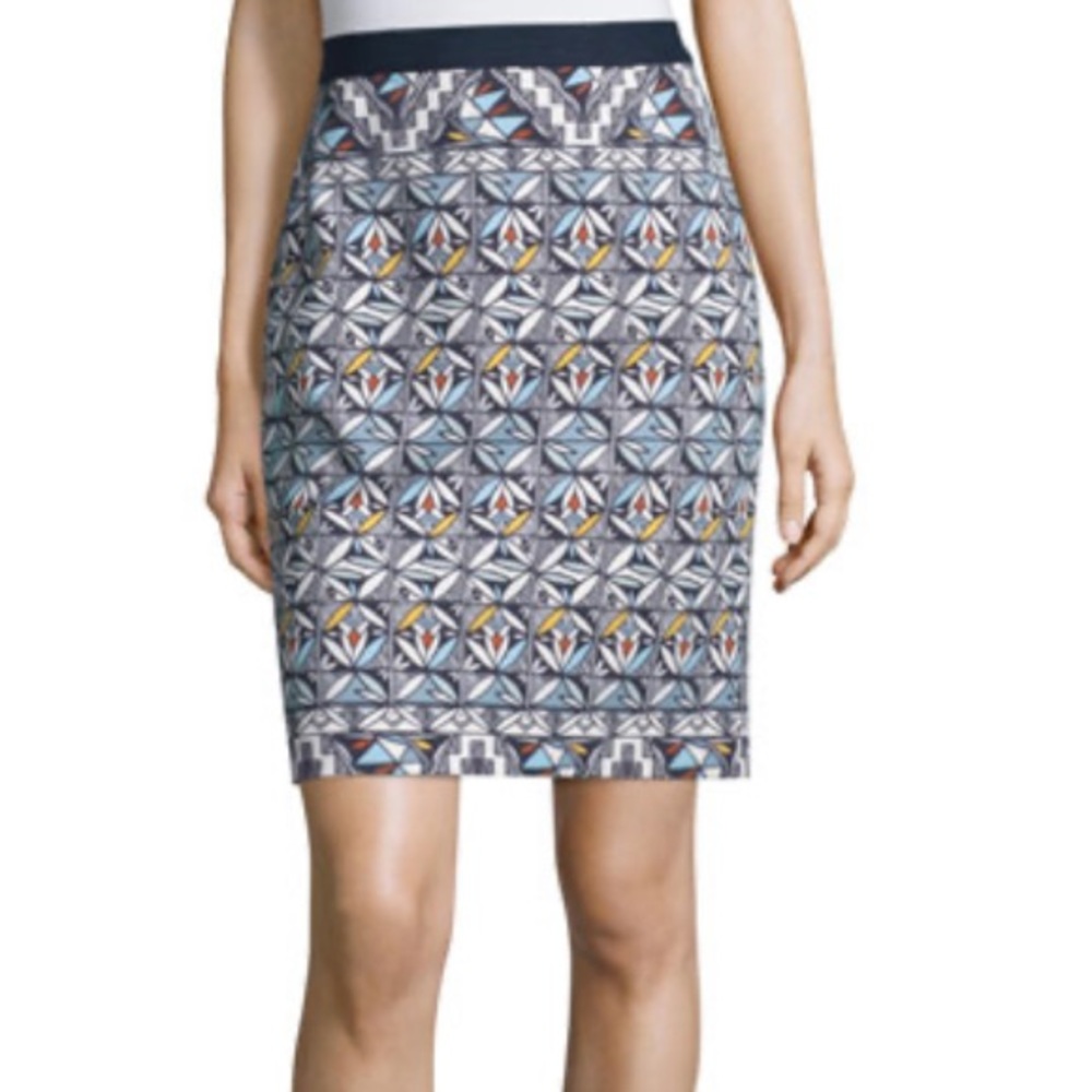 Tory Burch Riviera blue Acoma skirt Medium